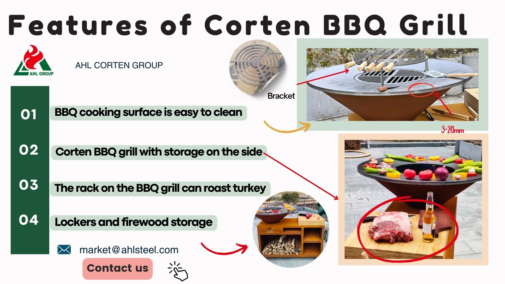 Corten BBQ Grills &bbq grills &metal bbq grills&rusted steel bbq grills